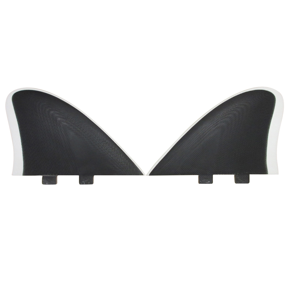 CRAFTSMAN FIN CLASSIC KEEL ツインフィン キールフィン FCS グラスファイバー VOLAN サーフィン（BLACK/WHITE）