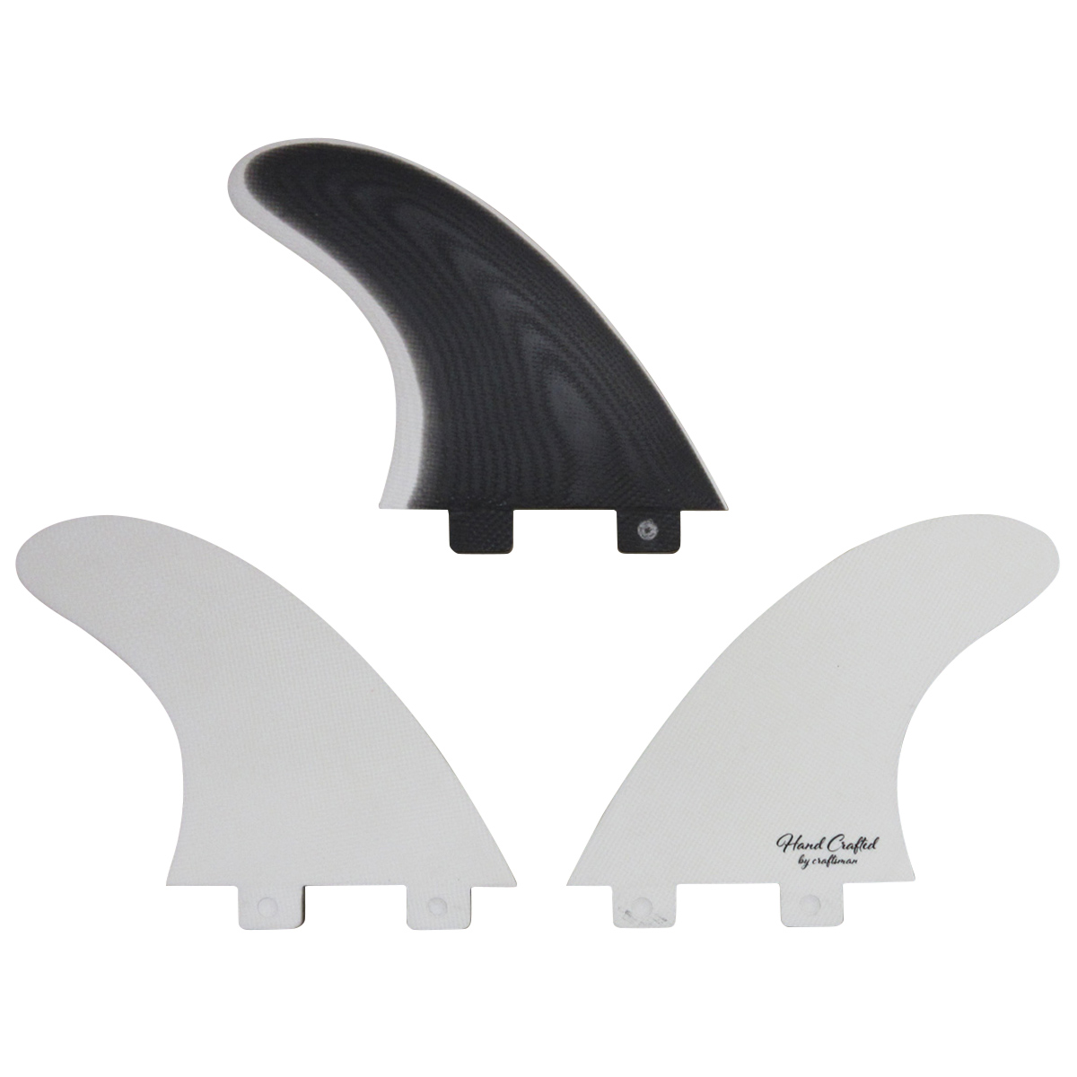 【SALE】CRAFTSMAN FIN G5 TRI FIN トライフィン FCS グラスファイバー VOLAN サーフィン（VOLAN BLACK/WHITE）