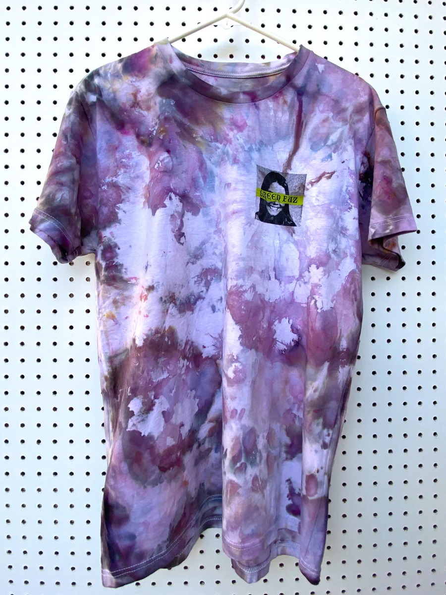 GREEN FUZ EMERSIN TIE DYE TEE PURPLE ロゴTシャツ 半袖Tシャツ MADE IN USA  メンズ レディース サーフ スケート