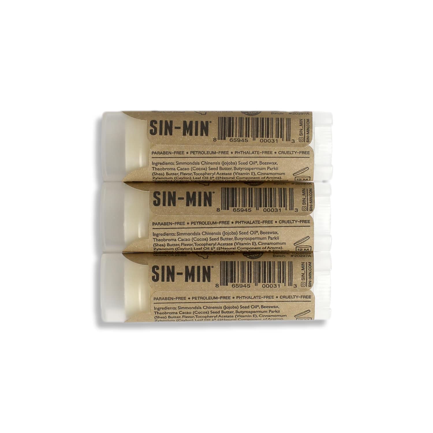 SIN-MIN / HORCHATA LIPBALM（2個SET）