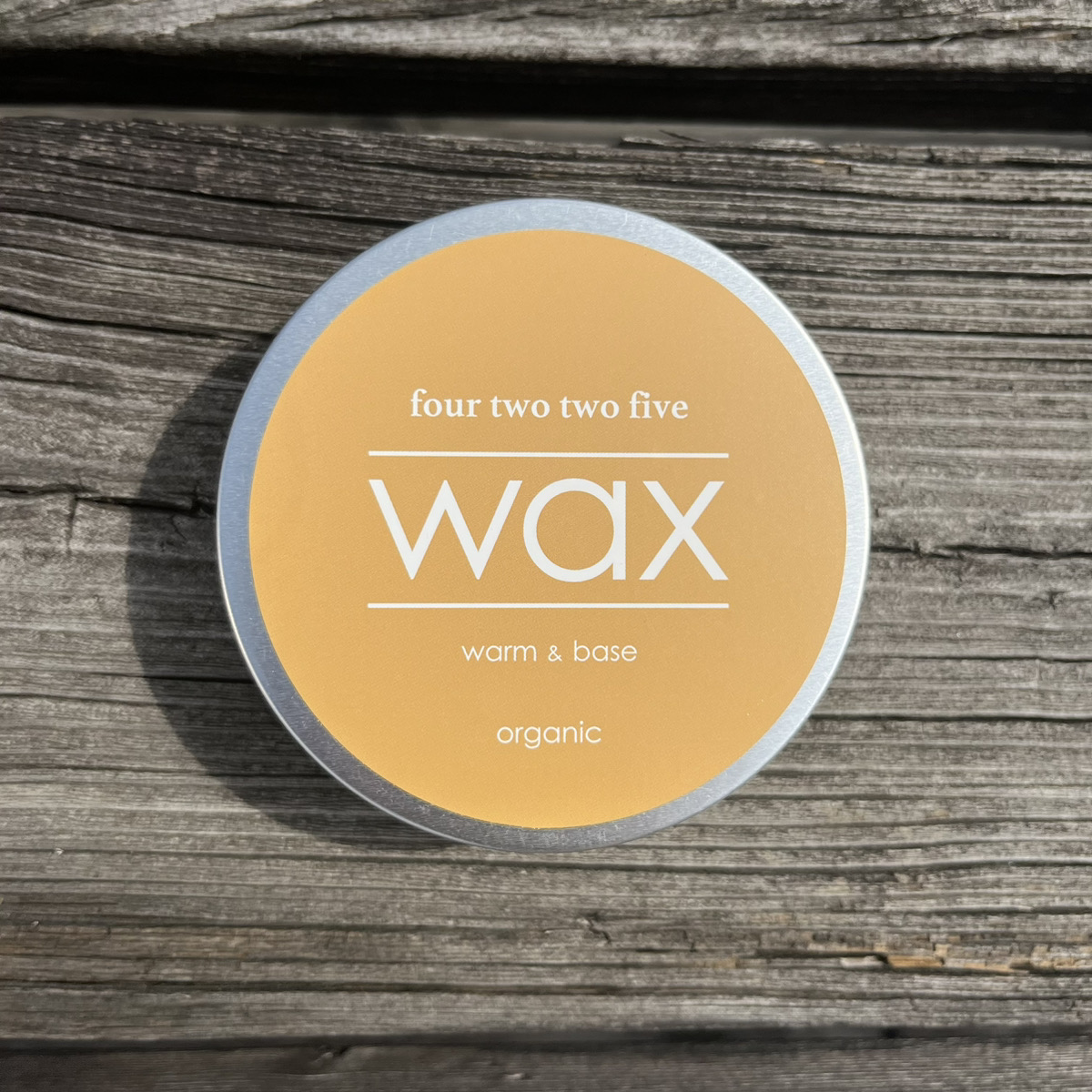 4225（four two two five）WAX 缶 ステッカー入り