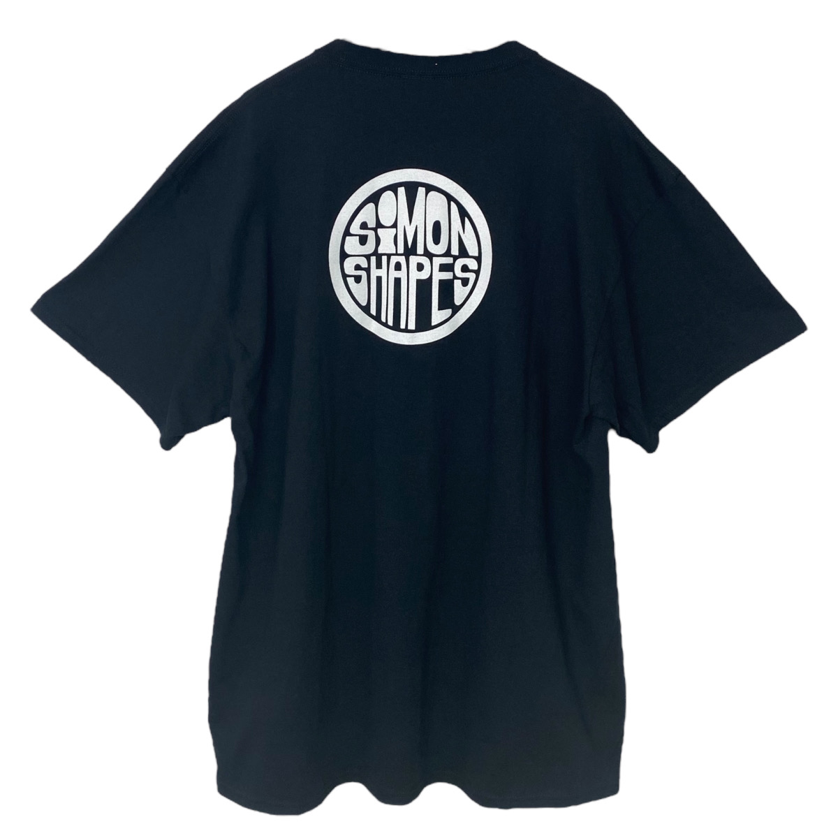 SIMON SHAPES - LOGO T-SHIRT（WHITE/ BLACK）