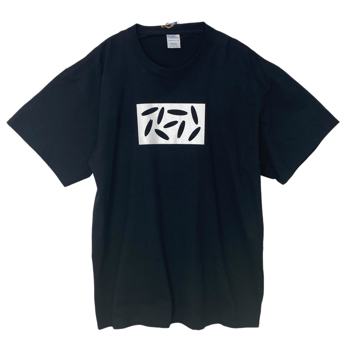 SIMON SHAPES - LOGO T-SHIRT（WHITE/ BLACK）