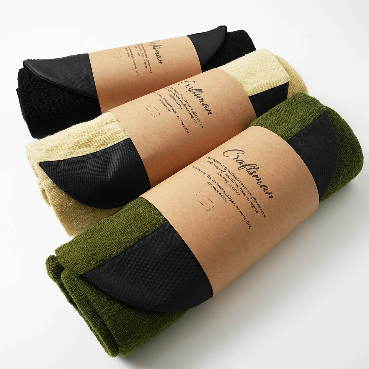 【SALE】CRAFTSMAN ORIGINAL KNIT CASE 6.6ft ROUND / POINT －BLACK・BEIGE・GREEN－