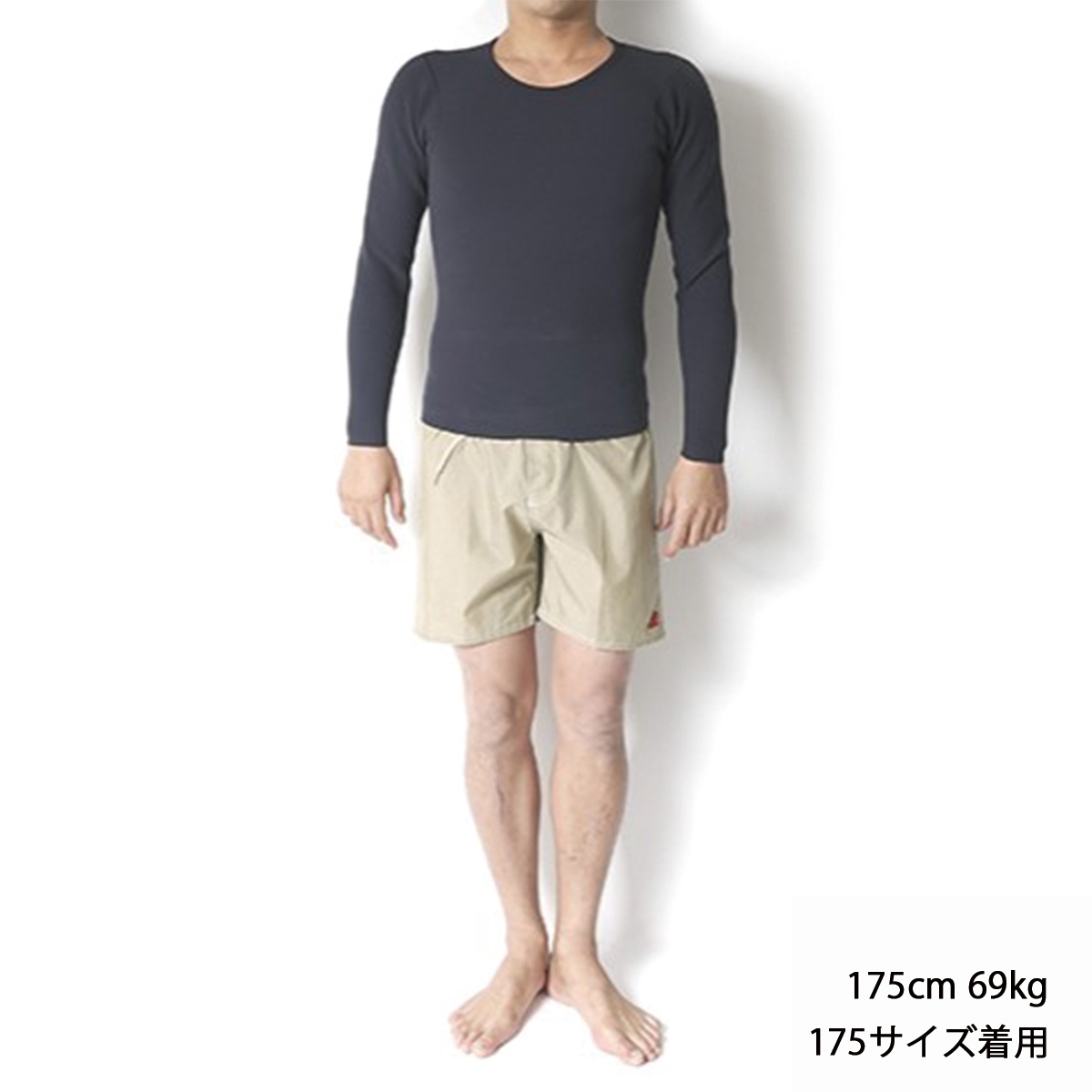 CRAFTSMAN WETSUITS ウェットスーツ 長袖 タッパー ロングスリーブジャケット 1.5mm ノンジップ ジャージ ブラック ユニセックス 日本製 サーフィン 春夏秋用