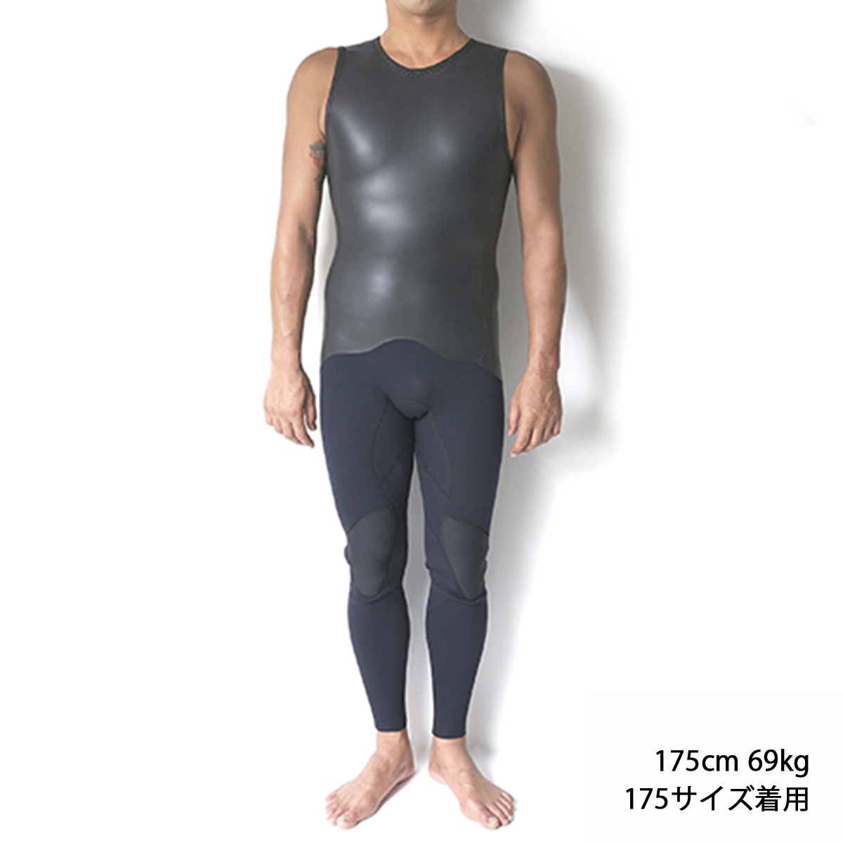 CRAFTSMAN WETSUITS ウェットスーツ ロンジョン ロングジョン 2mm バックジップ フラットスキン ラバー ユニセックス 日本製 サーフィン 春夏秋用