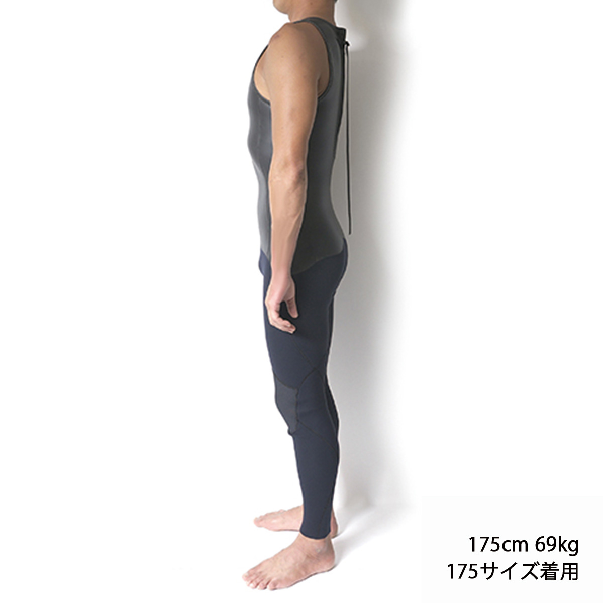 CRAFTSMAN WETSUITS ウェットスーツ ロンジョン ロングジョン 2mm バックジップ フラットスキン ラバー ユニセックス 日本製 サーフィン 春夏秋用