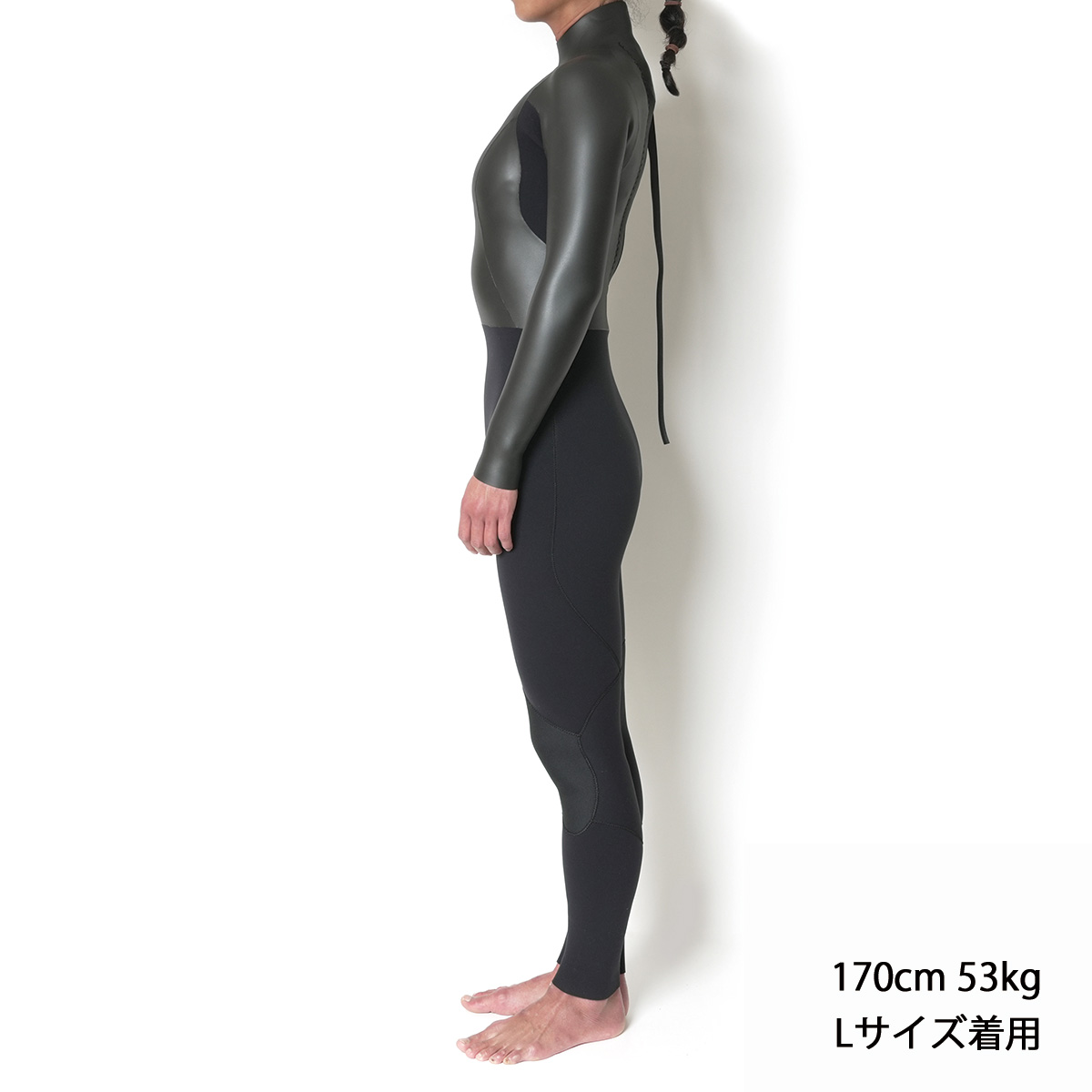 CRAFTSMAN WETSUITS ウェットスーツ フルスーツ 3mm バックジップ フラットスキン ラバー レディース 日本製 サーフィン 春秋冬用