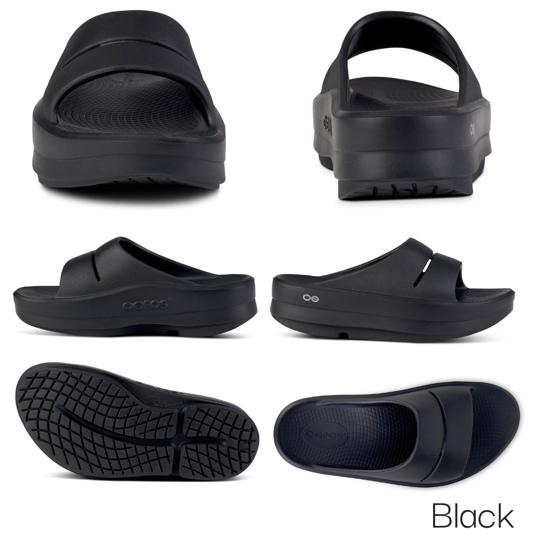 OOFOS / OOmega OOahh / ウーフォス / リカバリーサンダル /  -BLACK・NOMAD- / 国内正規品 / 送料無料