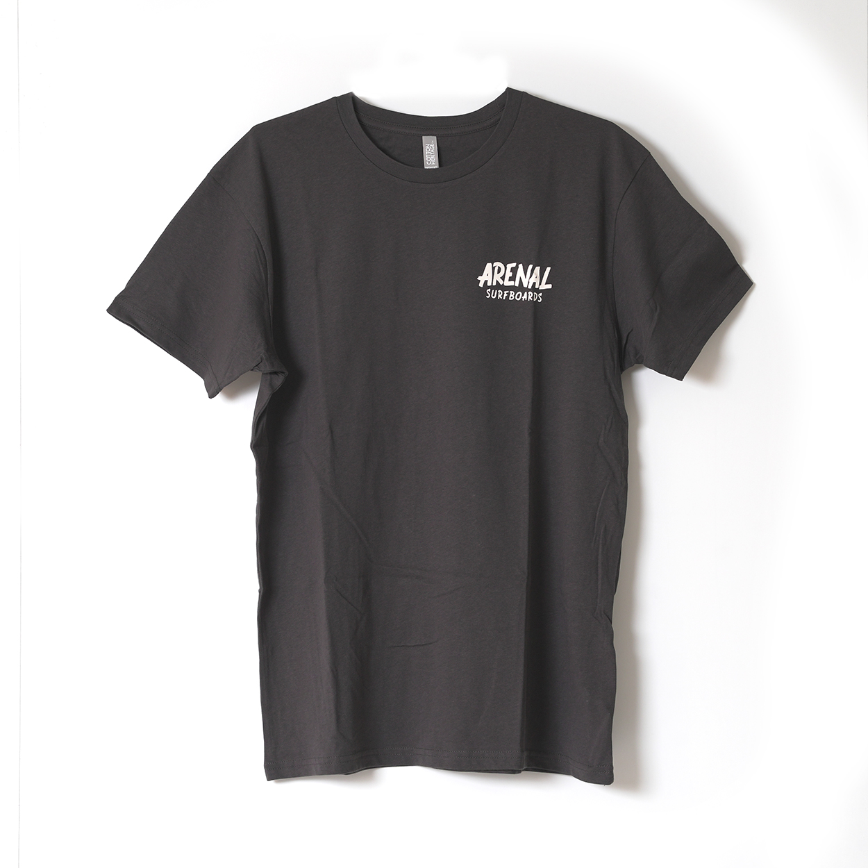 ARENAL SURFBOARDS / LOGO T-SHIRT (BLACK / BEIGE)