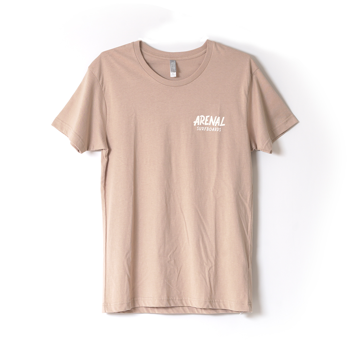 ARENAL SURFBOARDS / LOGO T-SHIRT (BLACK / BEIGE)