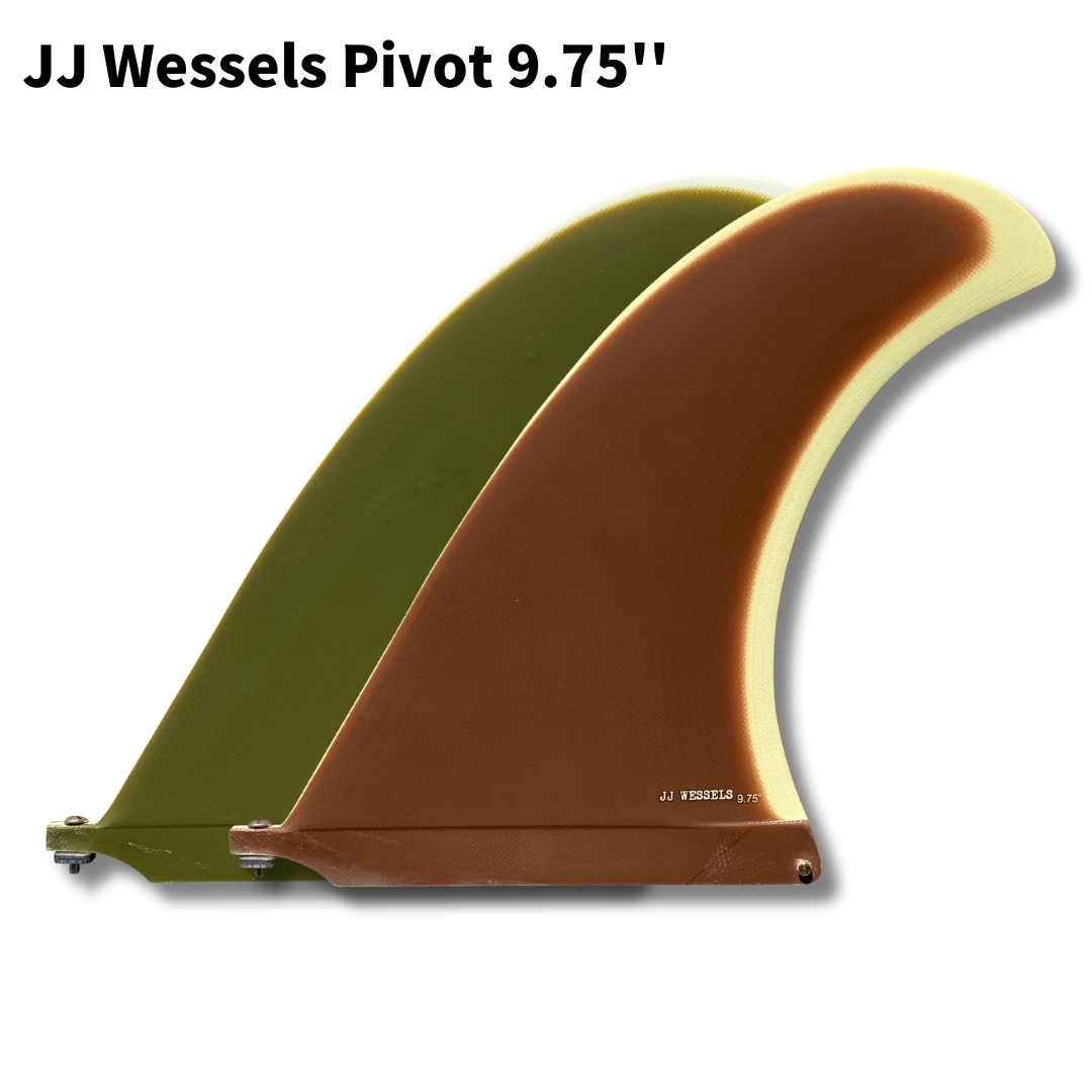 CAPTAIN FIN キャプテンフィン JJ Wessels Pivot GREEN BROWN 9.75'' シングルフィン ロングボード センターフィン ピボットフィン Pivot Fin