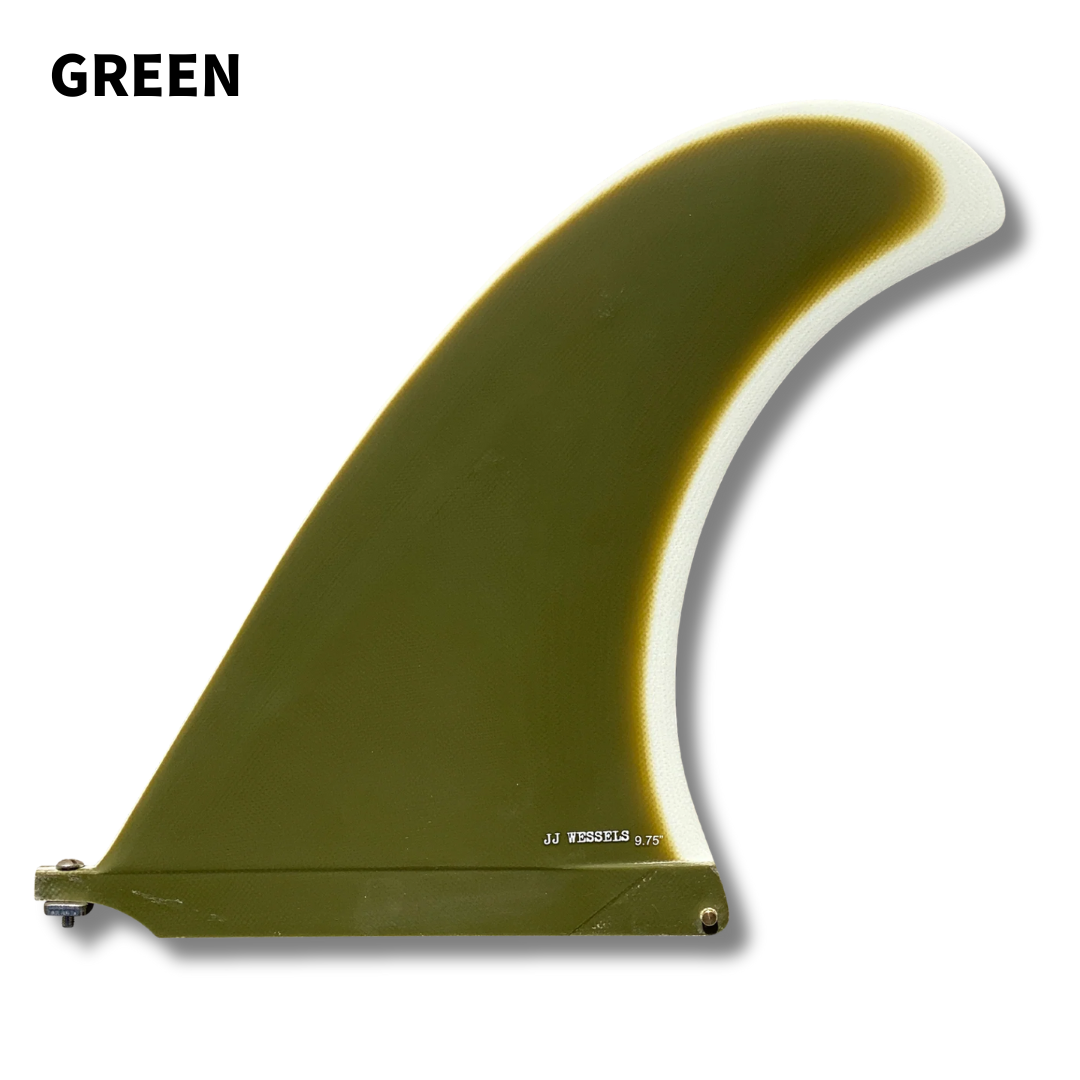 CAPTAIN FIN キャプテンフィン JJ Wessels Pivot GREEN BROWN 9.75'' シングルフィン ロングボード センターフィン ピボットフィン Pivot Fin