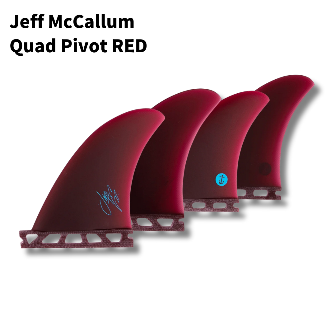 CAPTAIN FIN キャプテンフィン Jeff McCallum Quad Pivot RED クアッドフィン フューチャーフィン シングルタブ Futures. FIN ジェフマッカラム