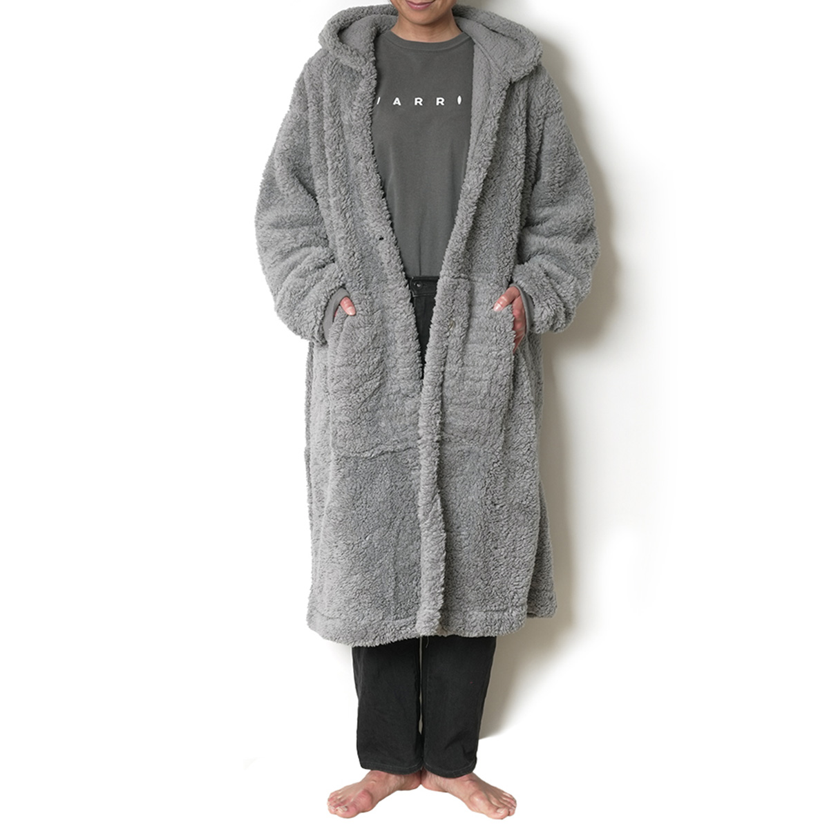 【傷あり・OUTLET品】PAPASWEATER/GREY