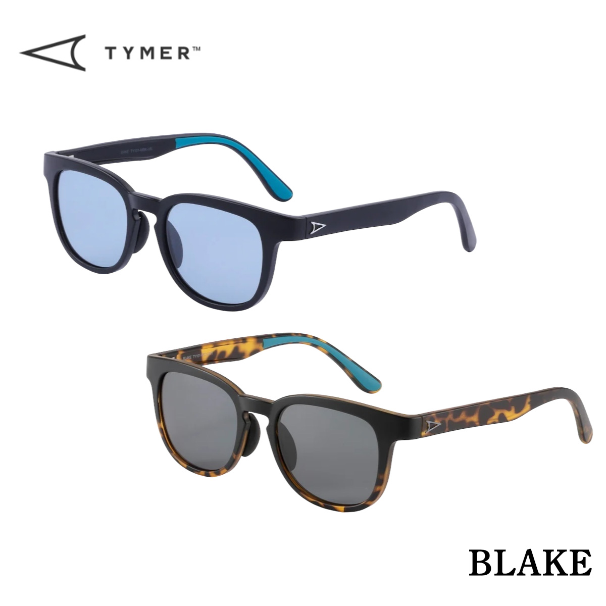 サングラス TYMER BLAKE Matt Black / Tortoise 2カラー メンズ レディース ユニセックス スポーツサングラス カラーレンズ  紫外線対策 ケース付き