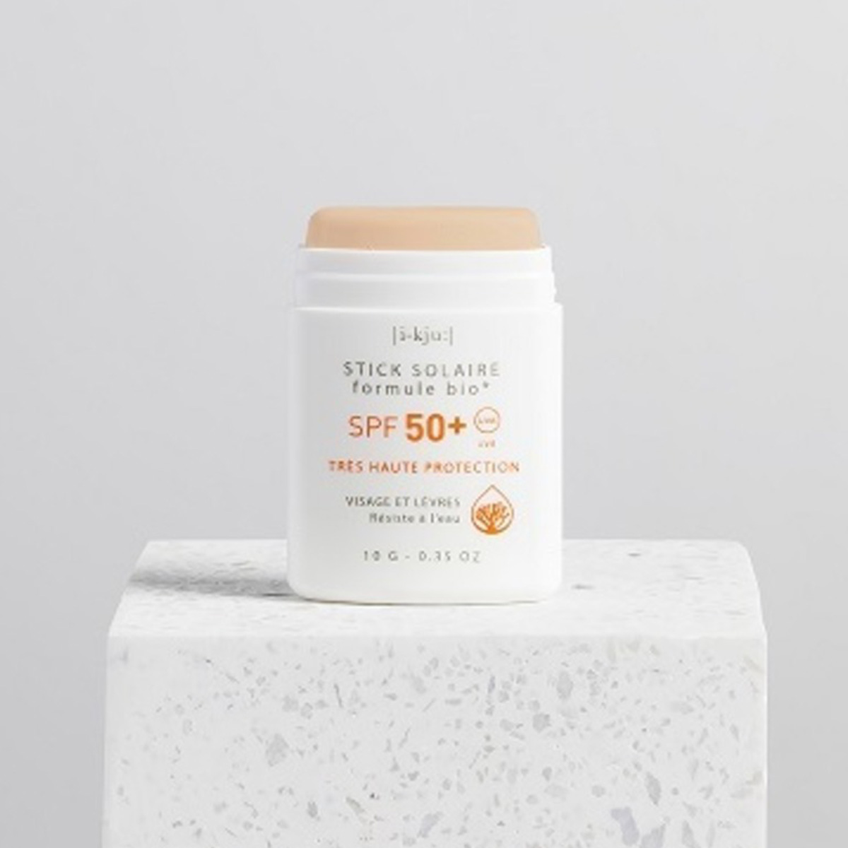 海用日焼け止め サンスティックSPF50+ 10g (ホワイト・ベージュ）UV  耐水性 サーフィン オーガニック 保湿