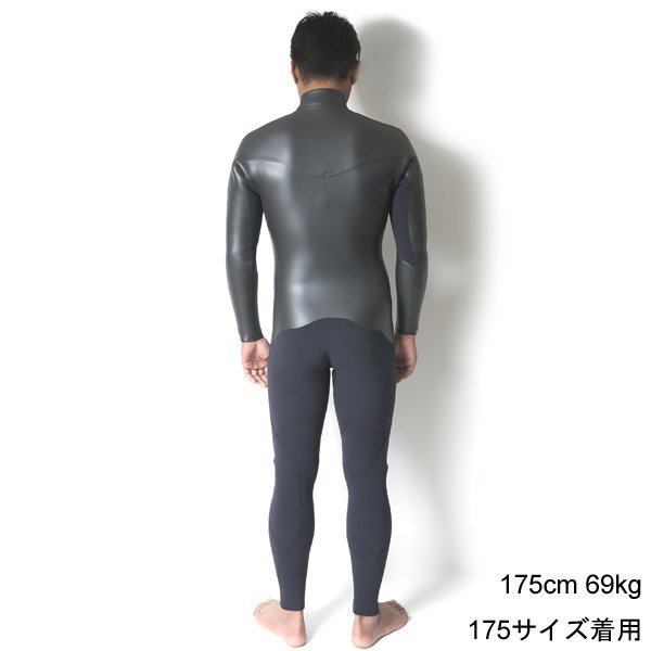 セミオーダー（受注生産） CRAFTSMAN WETSUITS ウェットスーツ セミドライ ハイエンドモデル 5mm / 3mm チェストジップ（フロントジップ） フラットスキン ラバー AIR FRAME LEGACY × WARM LIGHT 裏起毛 ユニセックス 日本製 サーフィン 秋冬用