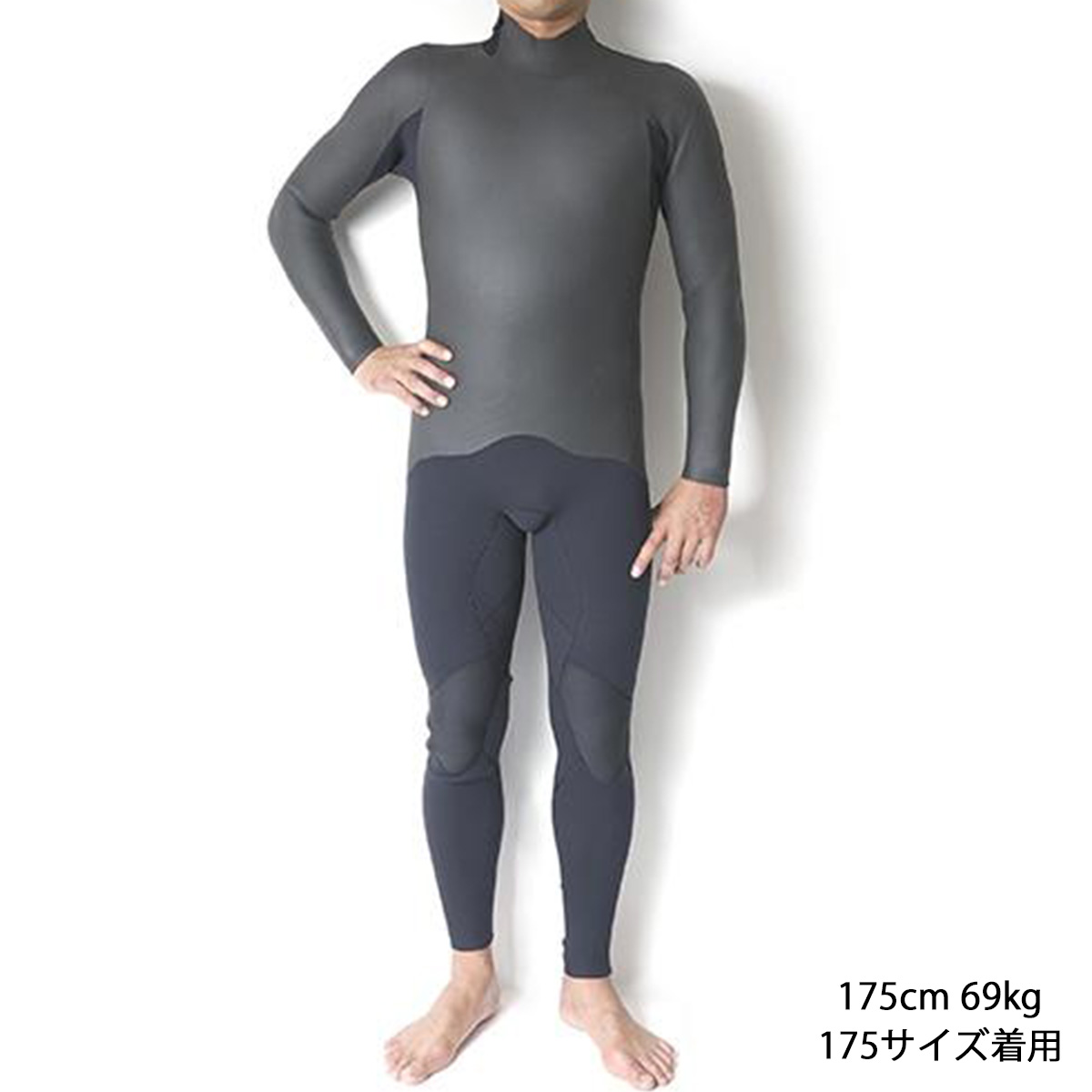 セミオーダー（受注生産） CRAFTSMAN WETSUITS ウェットスーツ セミドライ 5mm / 3mm バックジップ メッシュスキン ラバー WARM LIGHT 裏起毛 ユニセックス 日本製 サーフィン 秋冬用
