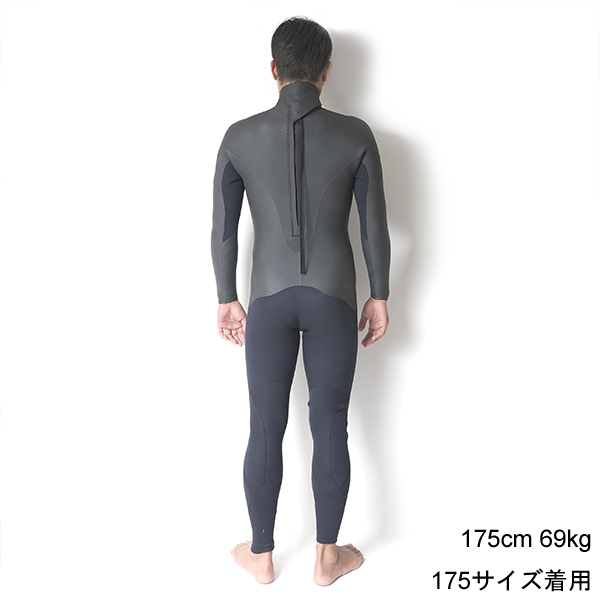 セミオーダー（受注生産） CRAFTSMAN WETSUITS ウェットスーツ フルスーツ 3mm バックジップ メッシュスキン ラバー ユニセックス 日本製 サーフィン 春秋冬用