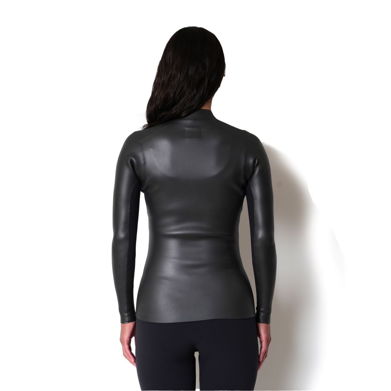 セミオーダー（受注生産） CRAFTSMAN WETSUITS ウェットスーツ 長袖 タッパー ロングスリーブジャケット 2mm フロントジップ フラットスキン ラバー レディース 日本製 サーフィン 春夏秋用