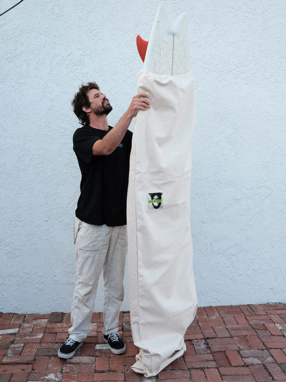 GREEN FUZ 7'0" BLANCO - ROUND PREMIUM CANVAS BOARD BAG ミッドレングス用 キャンバスボードバッグ サーフボードケース プレミアムキャンバス MADE IN USA
