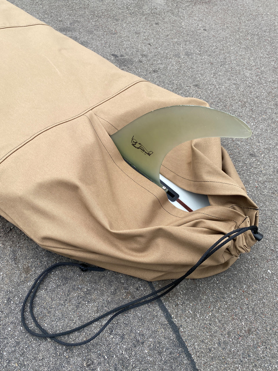 GREEN FUZ 9'6" SURPLUS - ROUND PREMIUM CANVAS BOARD BAG ロングボード用 キャンバスボードバッグ サーフボードケース プレミアムキャンバス MADE IN USA