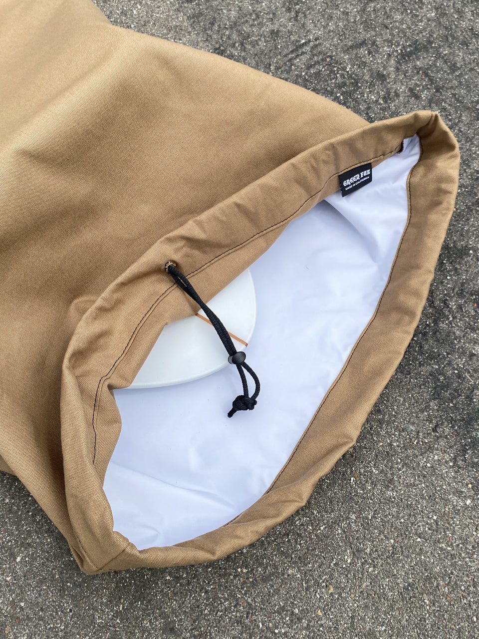 GREEN FUZ 6'6" SURPLUS - ROUND PREMIUM CANVAS BOARD BAG ミッドレングス用 キャンバスボードバッグ サーフボードケース プレミアムキャンバス MADE IN USA