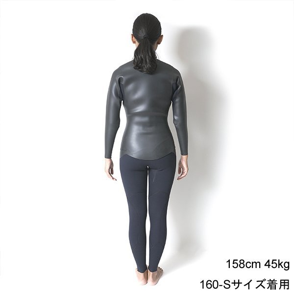 CRAFTSMAN WETSUITS ウェットスーツ 長袖 タッパー ロングスリーブジャケット 2mm フロントジップ フラットスキン ラバー ユニセックス 日本製 サーフィン 春夏秋用
