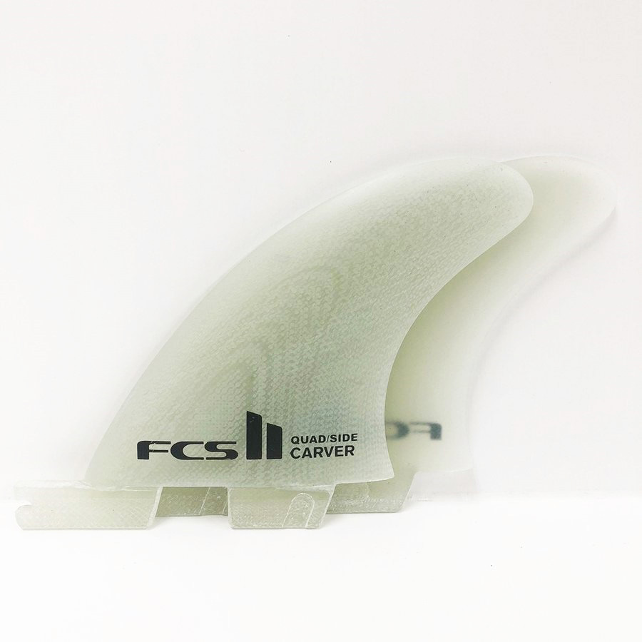 FCS2 FIN エフシーエスツー フィン CARVER PG SIDE BYTES サイドフィン セット 2枚  Quad Rear クリアー
