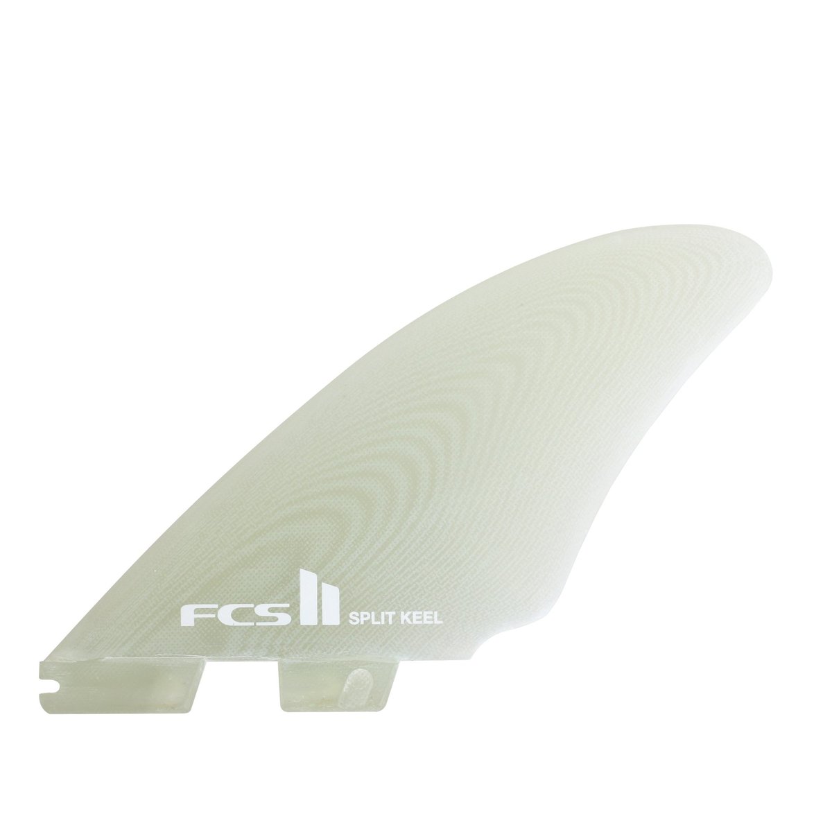 FCS2 フィン エフシーエス2 SPLIT KEEL QUAD FINS CLEAR PG L-XLクアッド フィン ショートボード用フィン 4本セット