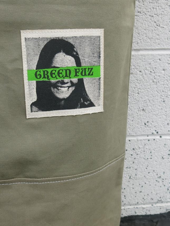 GREEN FUZ 8'0" ARMY - ROUND PREMIUM CANVAS BOARD BAG ミッドレングス用 キャンバスボードバッグ サーフボードケース プレミアムキャンバス MADE IN USA