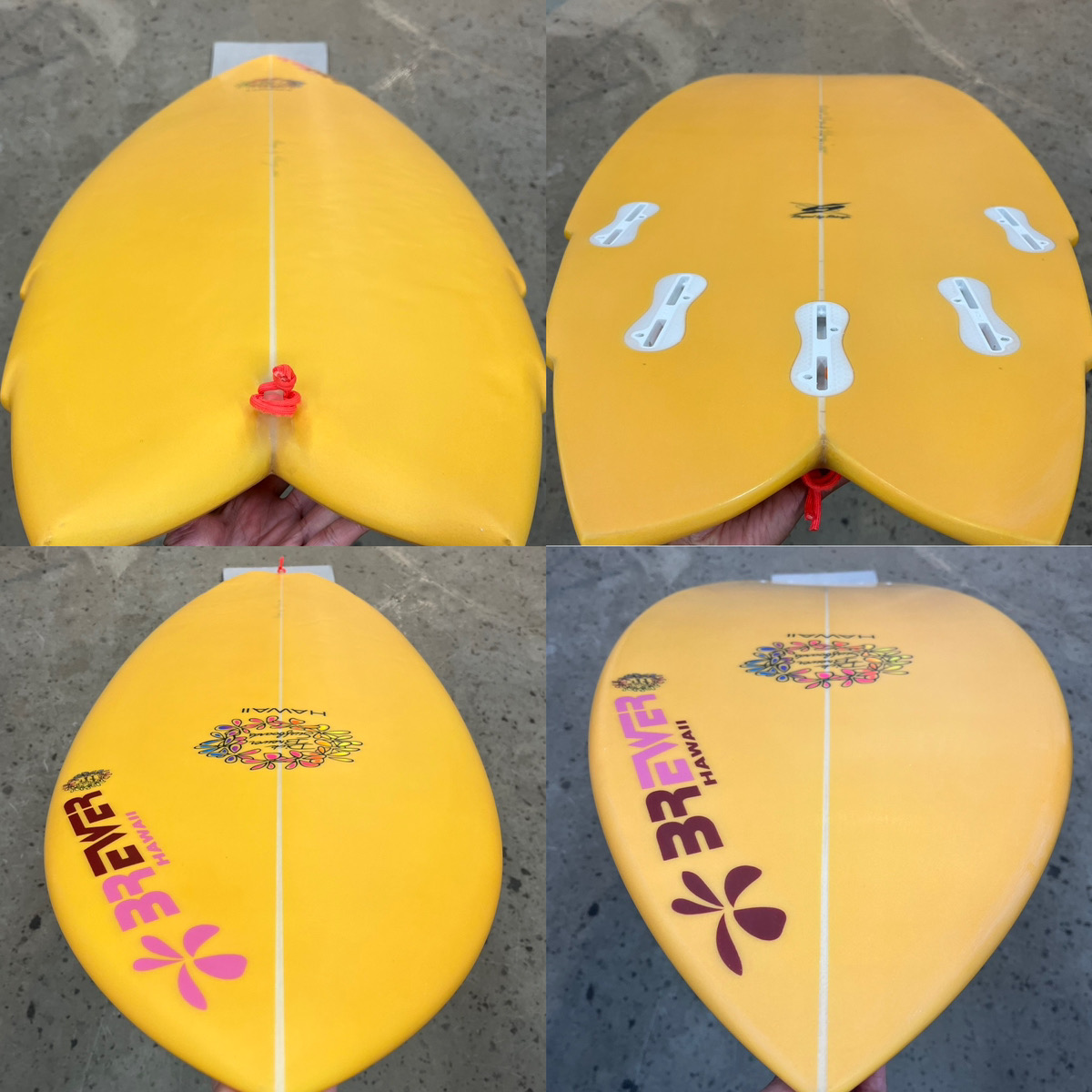 DICK BREWER / DOUBLE WING FISH 6`5 Shaped By Shimoju