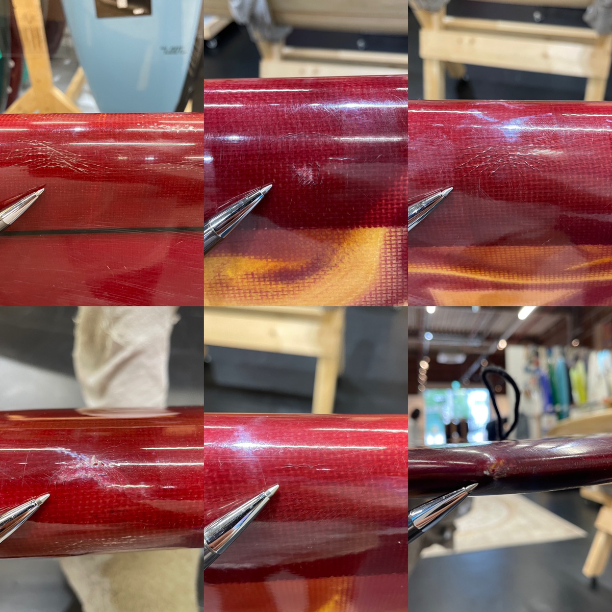 JOEL TUDOR SURFBOARD / Shaped by Bill Shrosbee 9`6