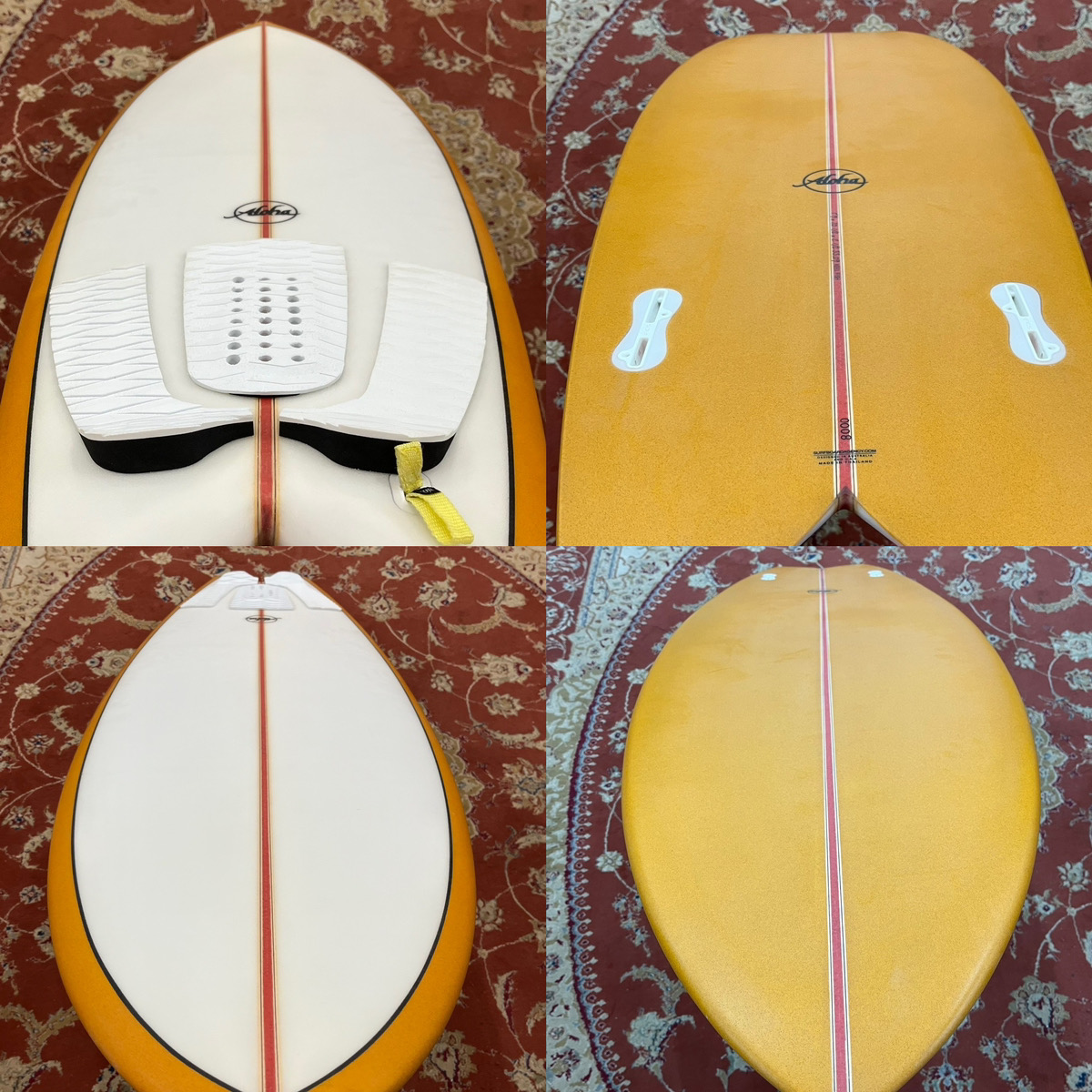 ALOHA SURFBOARDS / KEEL FISH 5`9