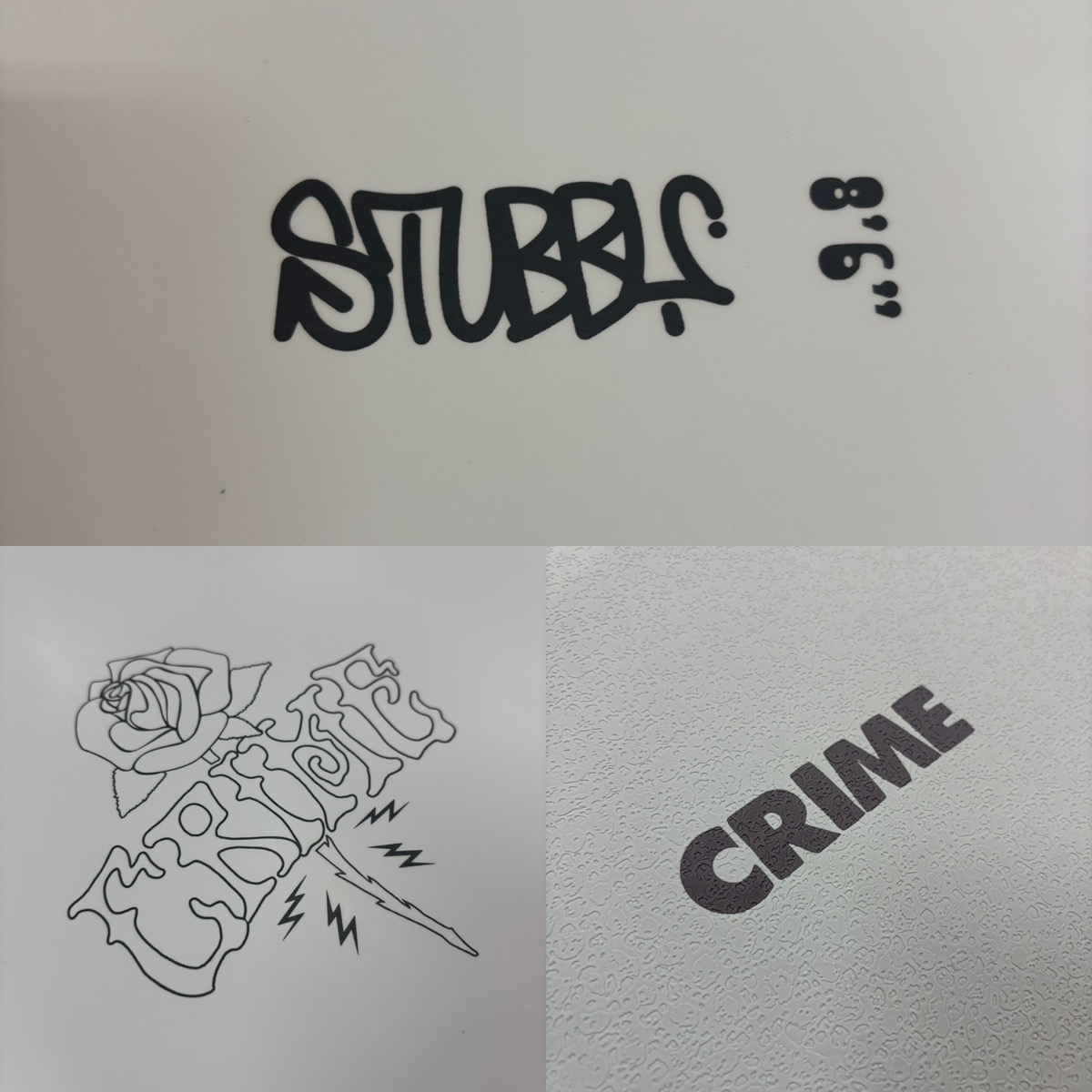 CRIME / STUBBY 8`6 VOLAN WHITE