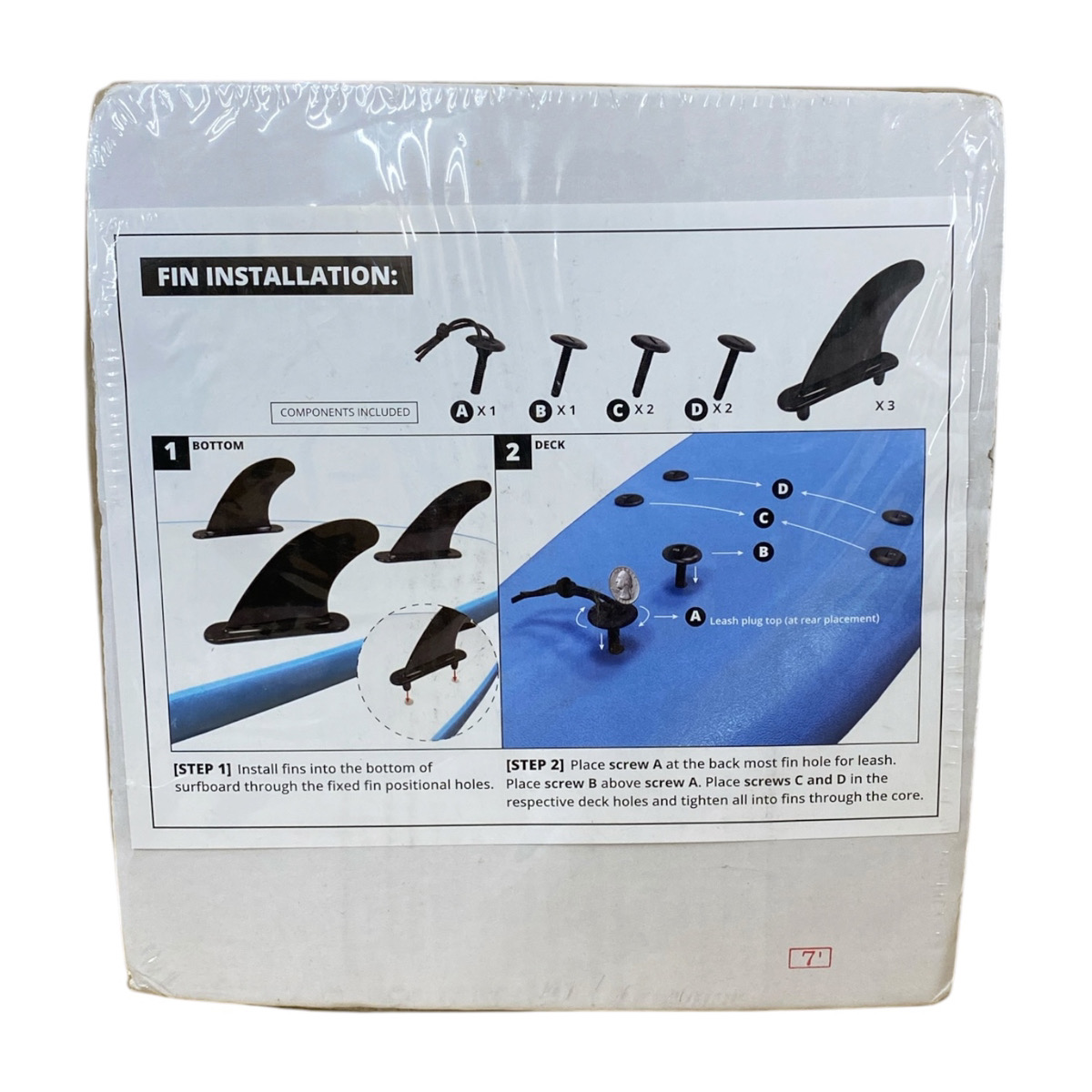 STORM BLADE / 7`0 SOFTBOARD BLACK