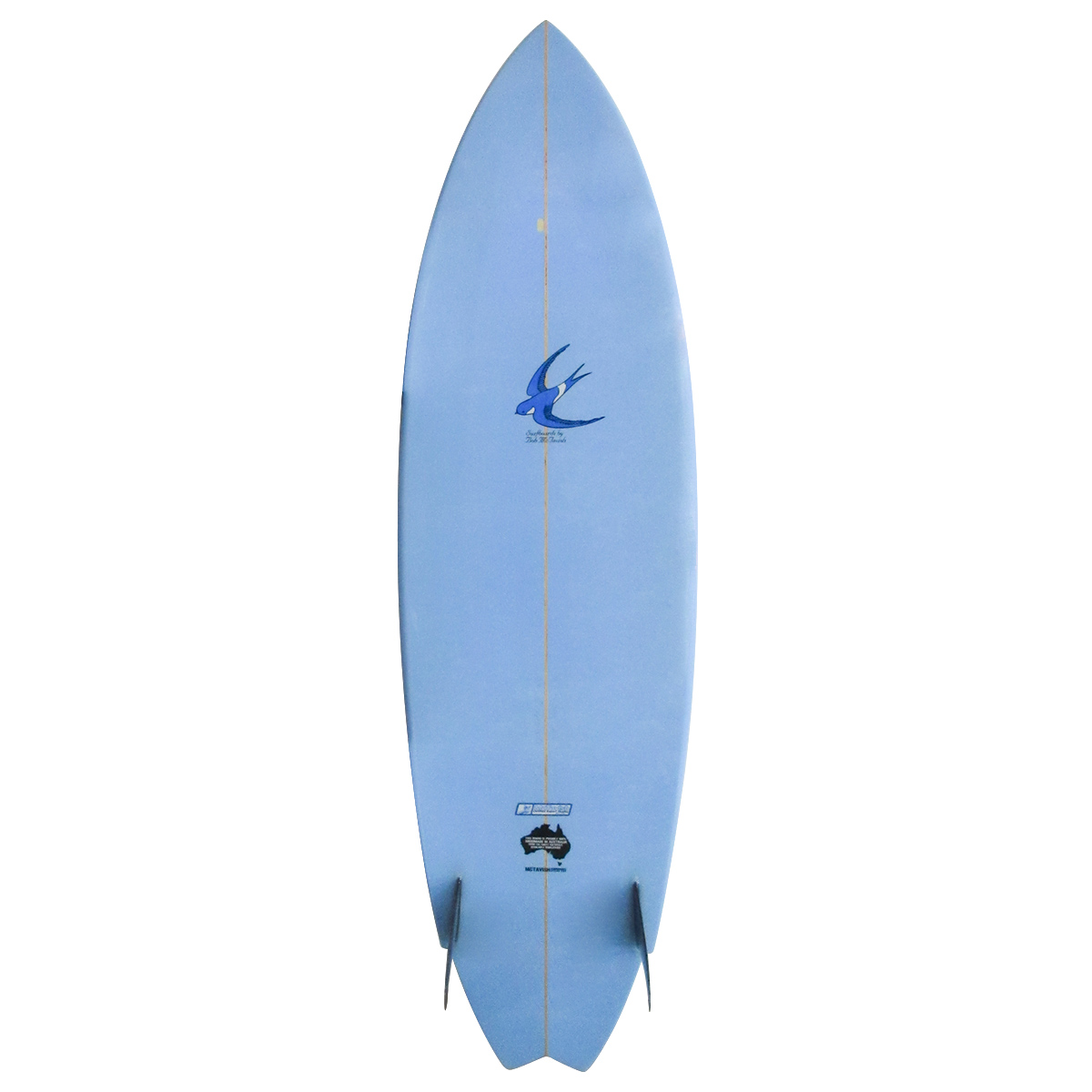 Mctavish / Single Wing Swallow 6`2 Shaped By Bob Mctavish