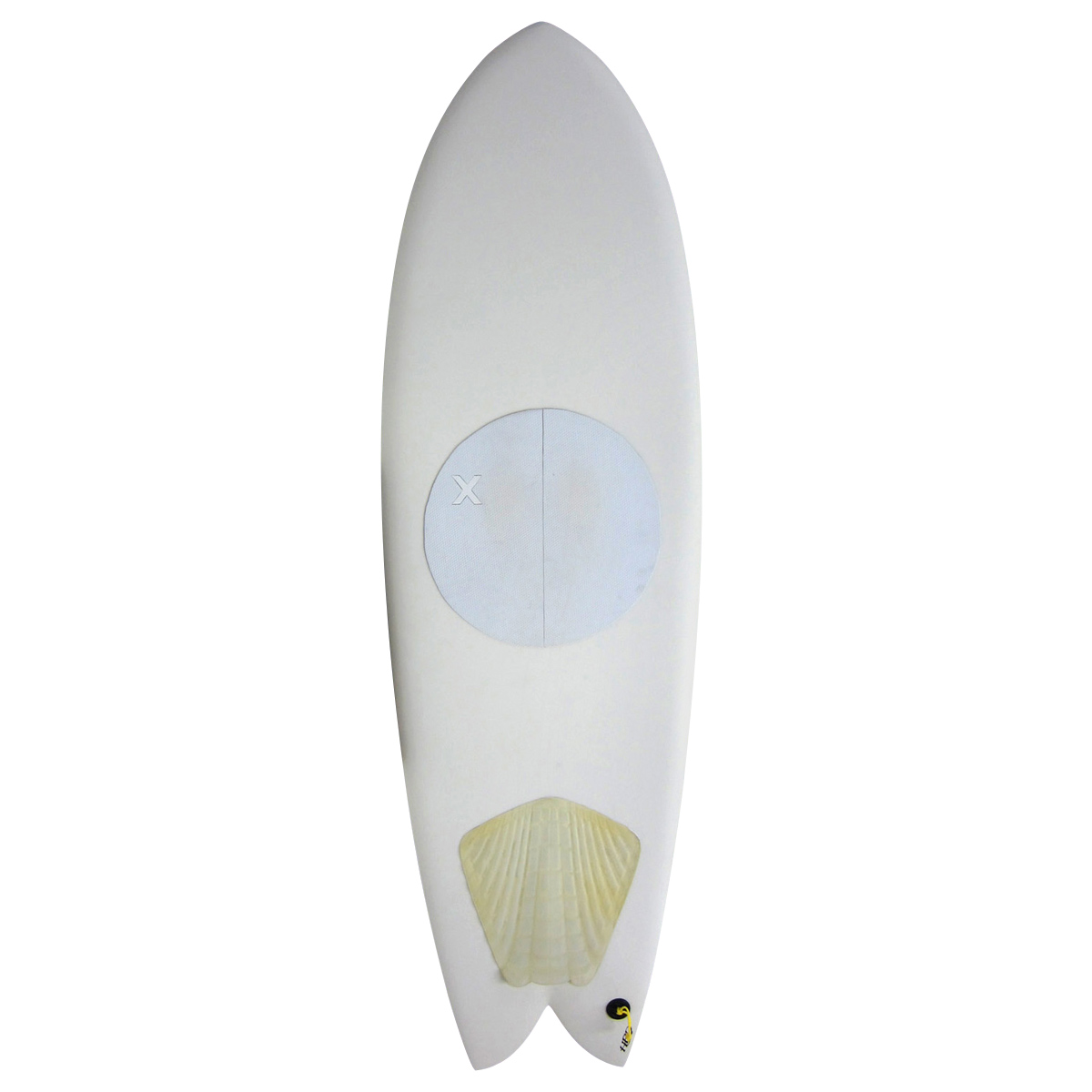 HAWAIIAN PRO DESIGNS / AVISO 5`8 RETRO QUAD FISH WHITE PRO