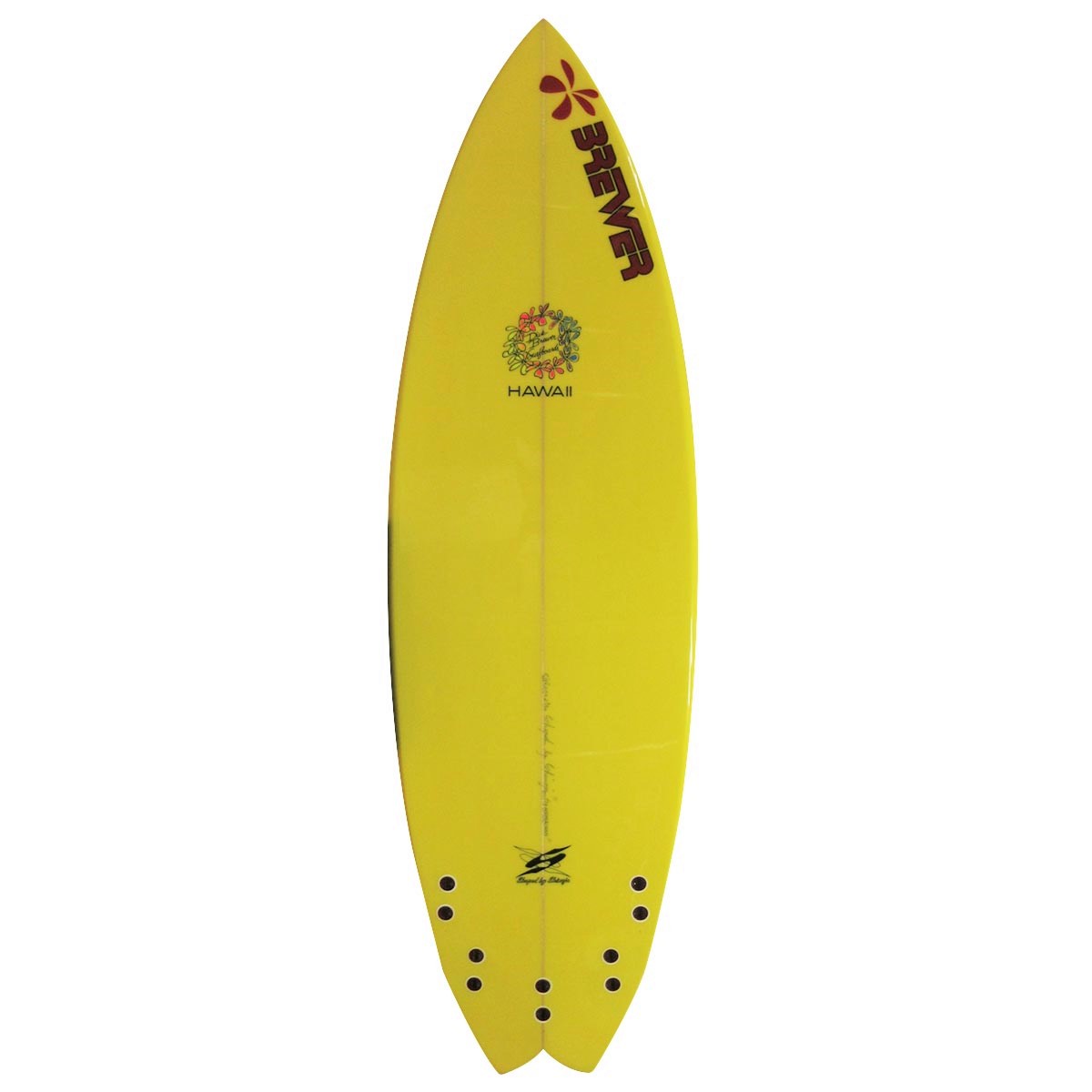 Dick Brewer / BBS TWIN 5`11 Shaped By Shimoju